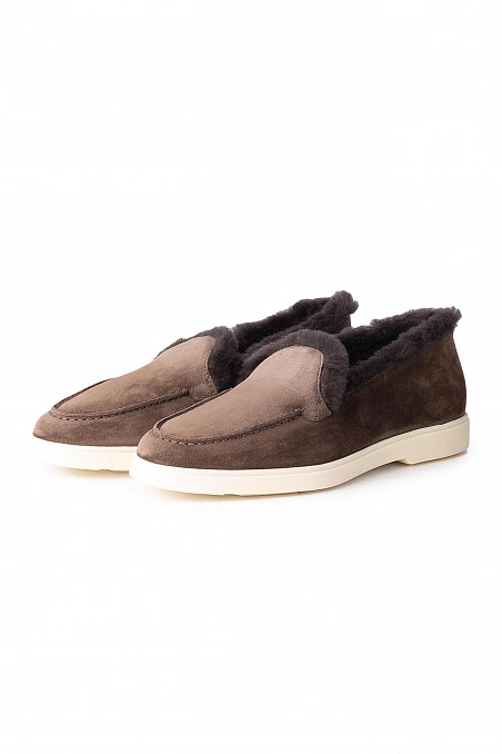 Туфли женские с мехом SANTONI