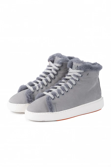 Ботинки женские с мехом SANTONI